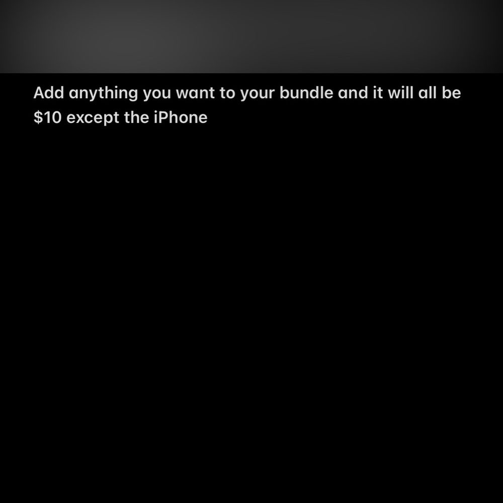 Everything in a bundle for only $10